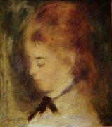 Pierre-Auguste Renoir Retrato de mujer painting